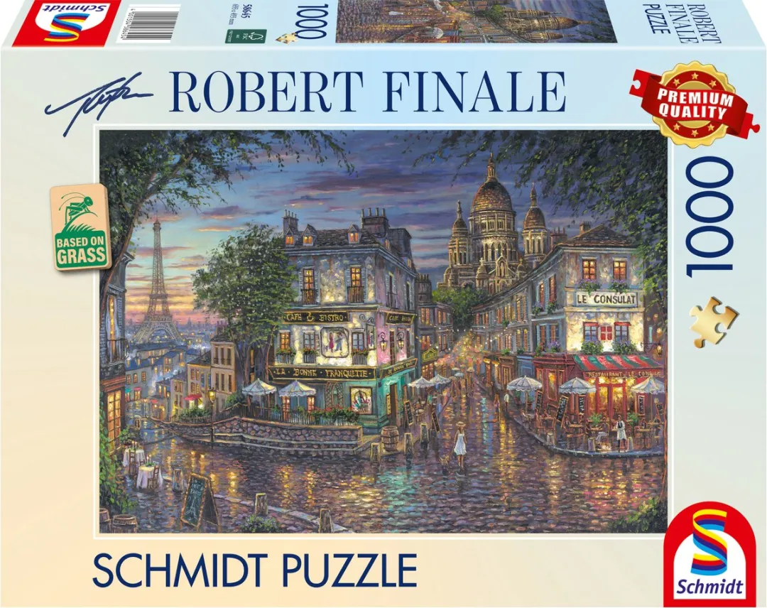 Schmidt Spiele Robert Finale Montmartre Puzzel 1000 Stukjes