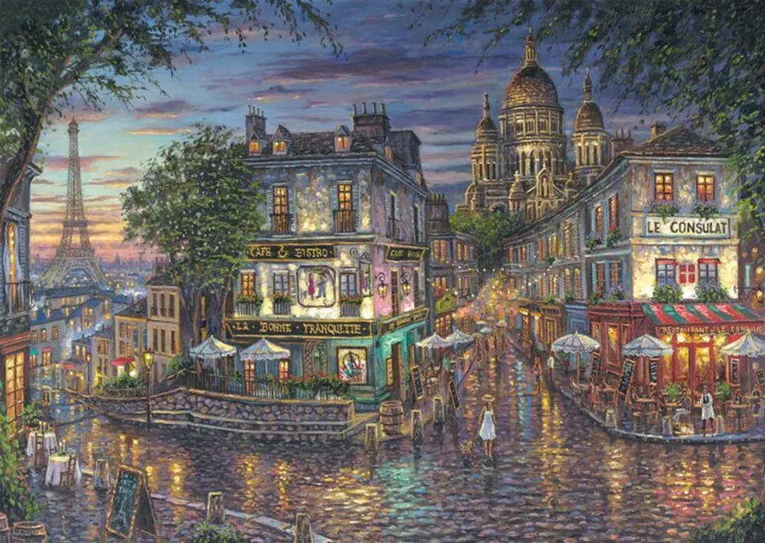Schmidt Spiele Robert Finale Montmartre Puzzel 1000 Stukjes