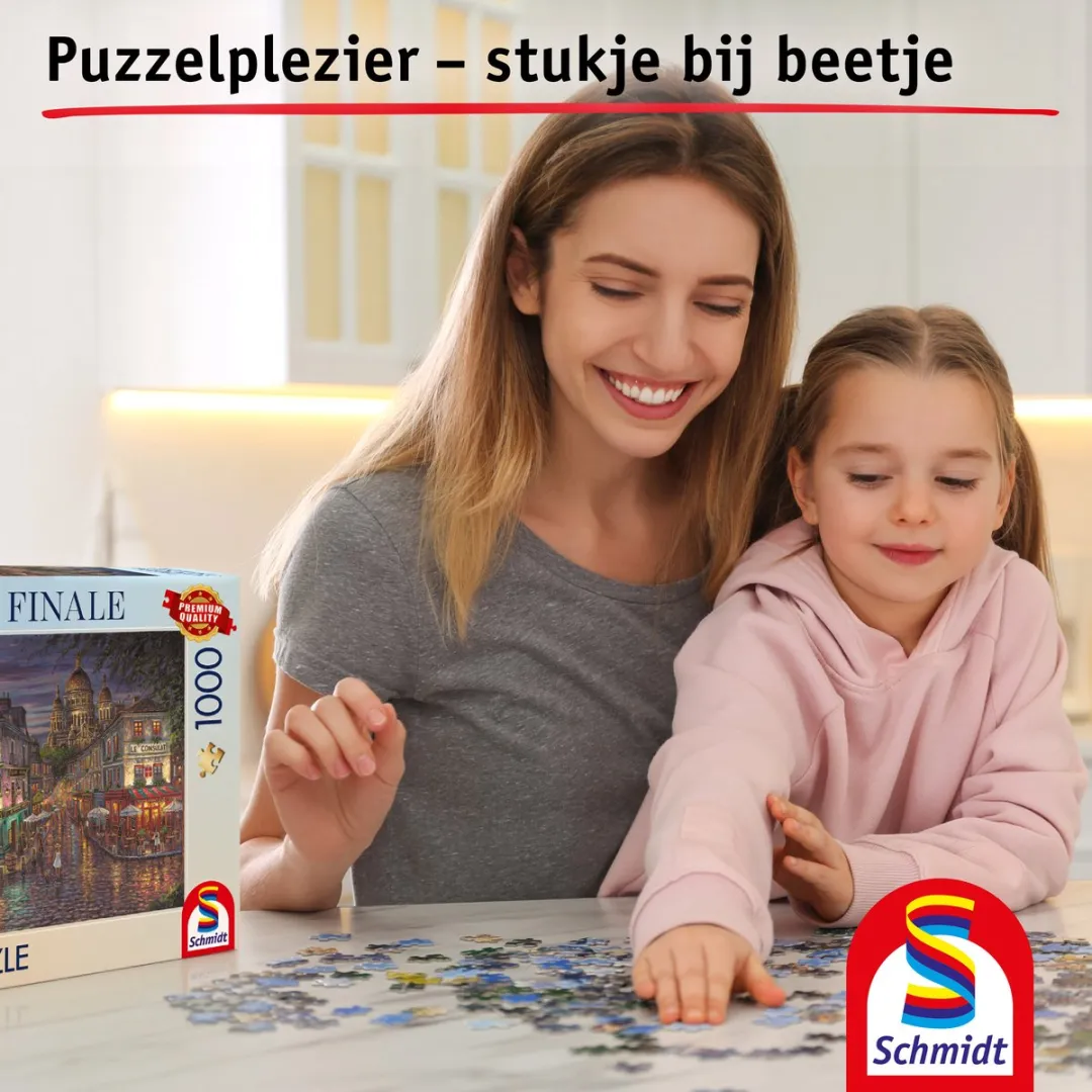 Schmidt Spiele Robert Finale Montmartre Puzzel 1000 Stukjes