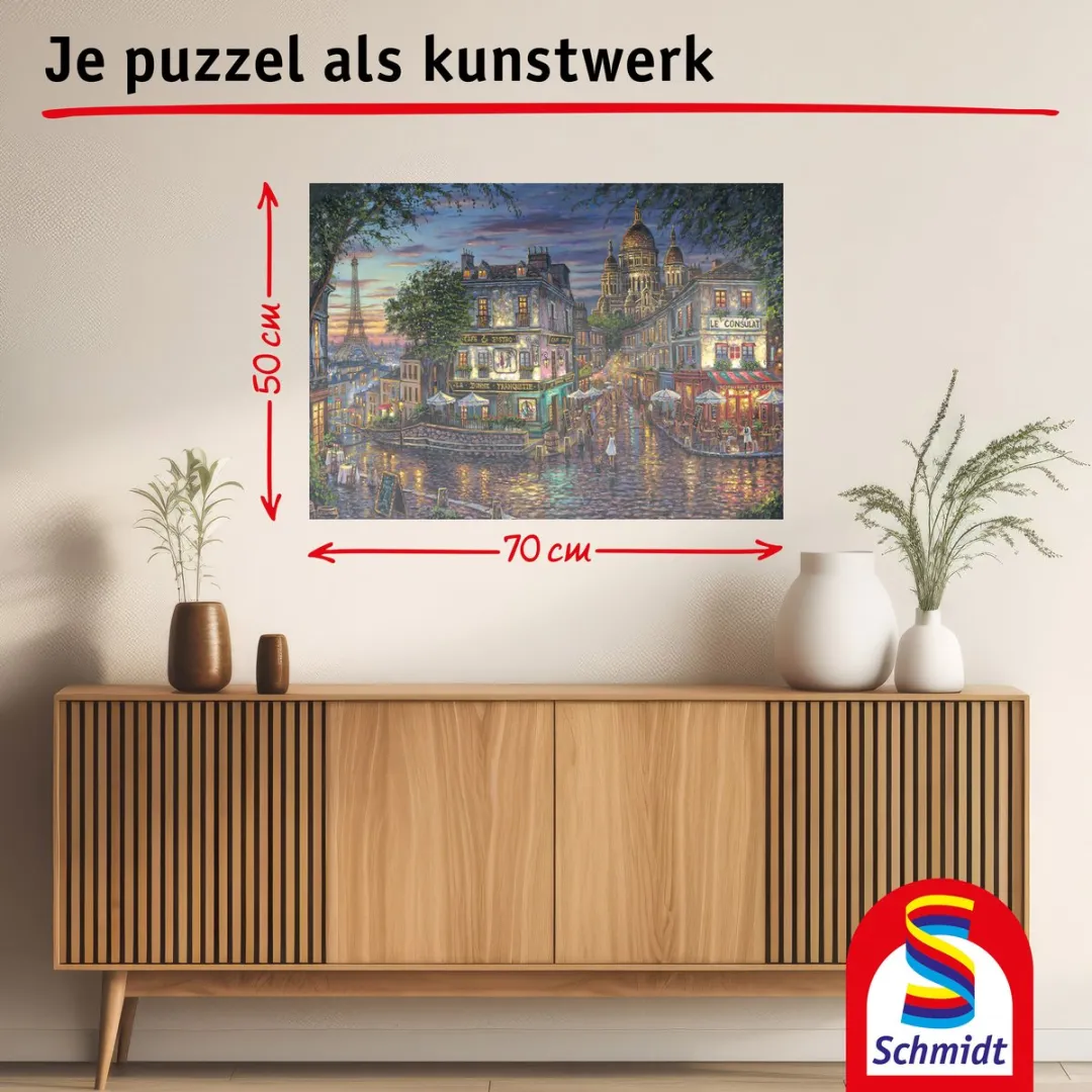 Schmidt Spiele Robert Finale Montmartre Puzzel 1000 Stukjes