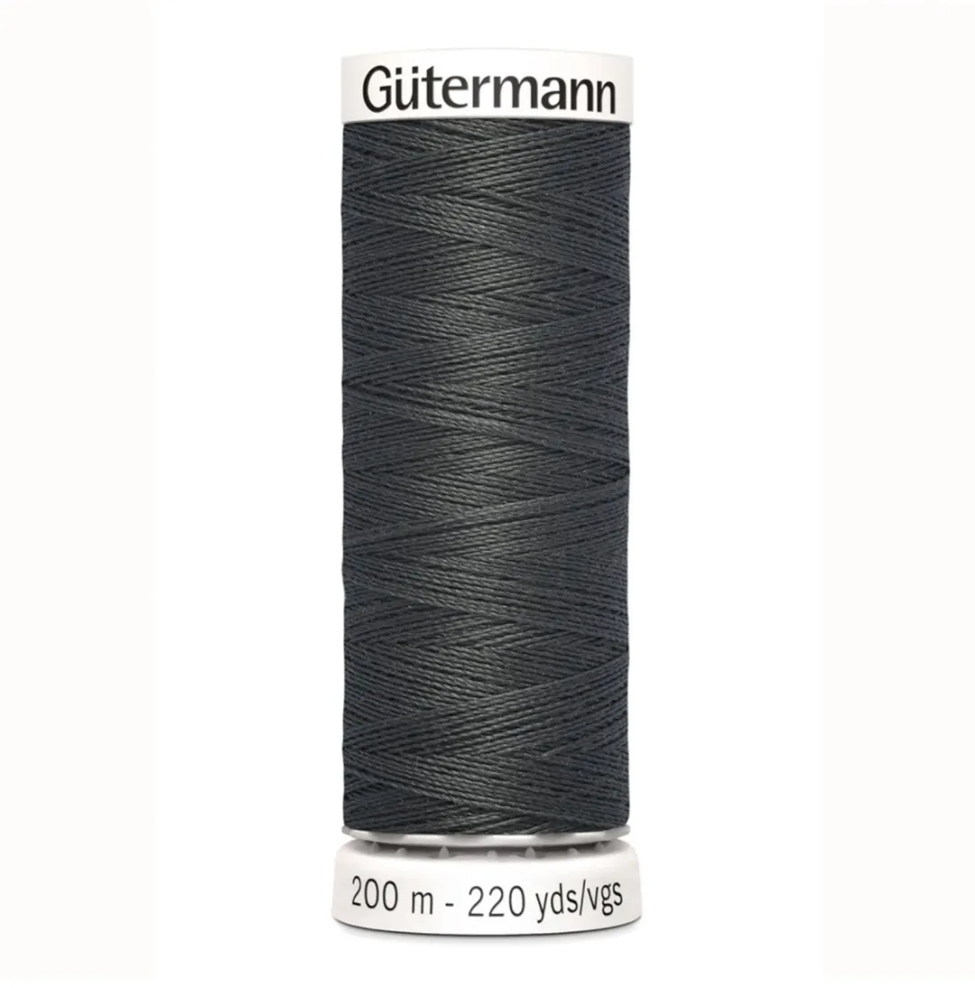Gutermann Polyester Naaigaren 200m - Grijs