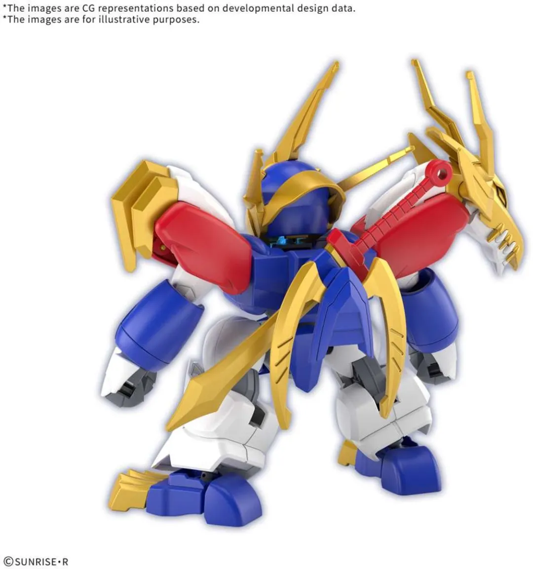 Bandai Hobby Mashin Hero Wataru Ryujinmaru Figure - Blauw/Goud/Rood/Wit