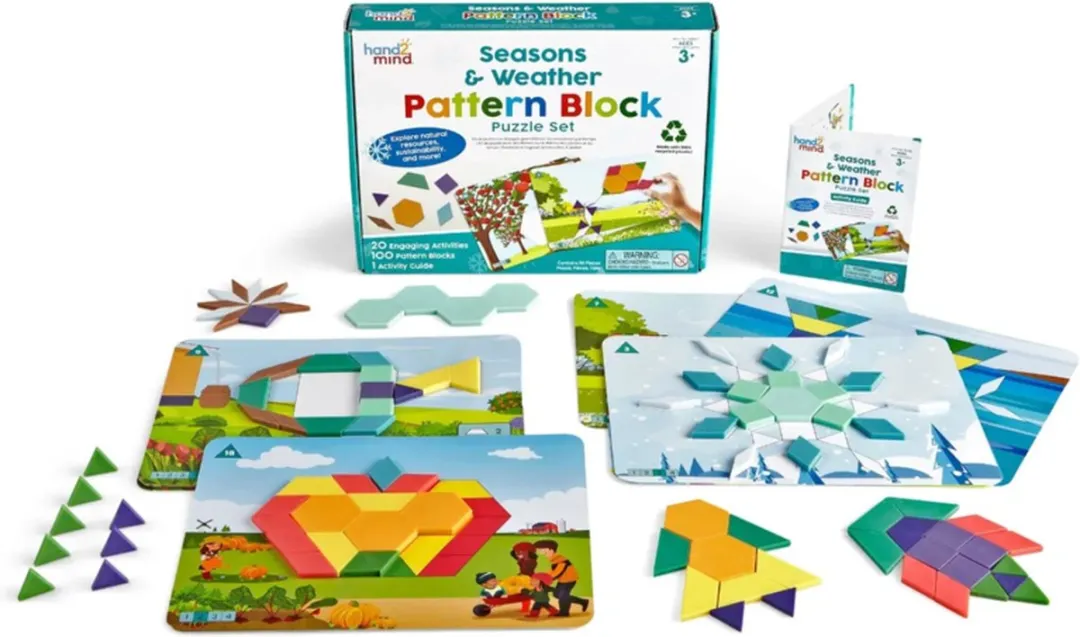 Learning Resources Seizoenen & Weer Puzzelset - 100 Blokken