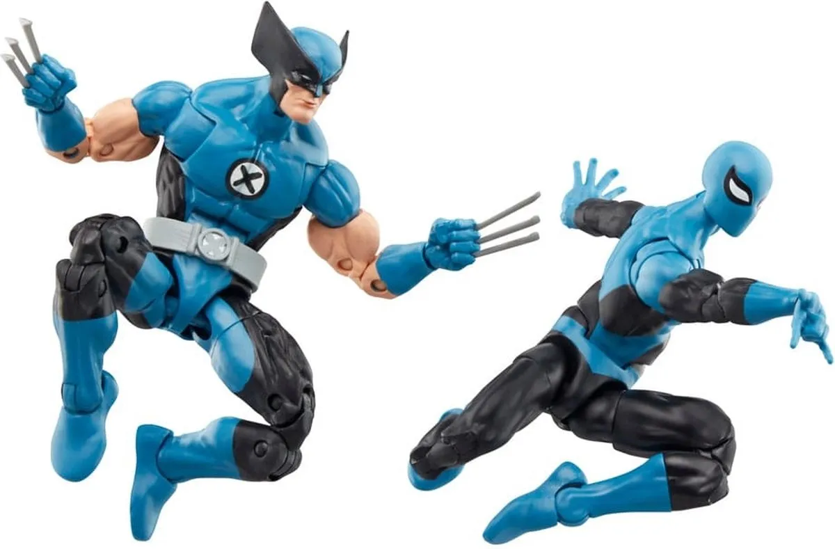 Hasbro Marvel Legends Wolverine & Spider-Man 15cm Action Figuur - 2 Stuks