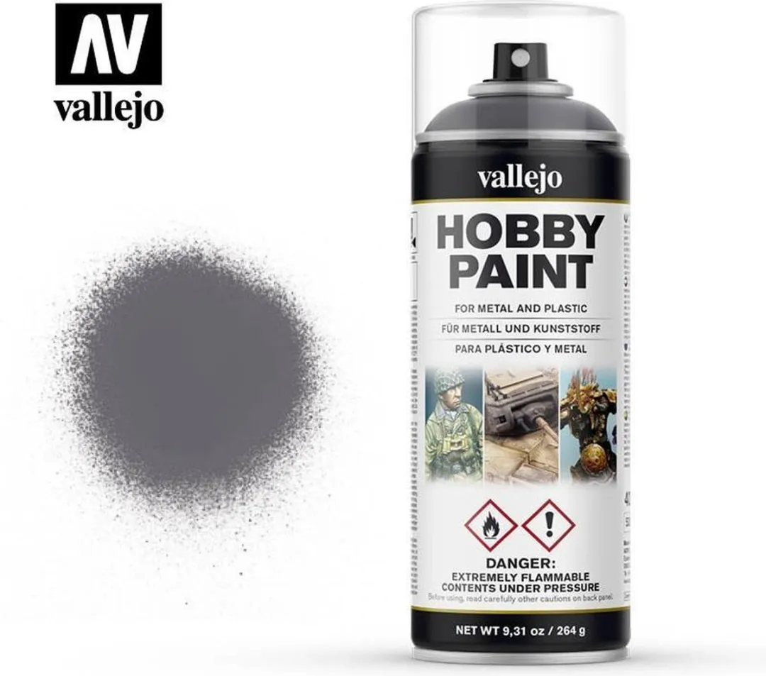 Vallejo Gunmetal Primer Spray 400ml