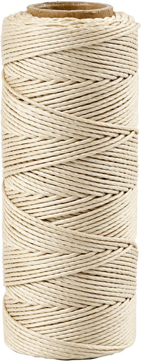 Creativ Company Bamboekoord 1mm Off-white 65m
