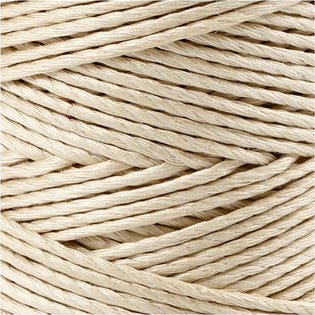Creativ Company Bamboekoord 1mm Off-white 65m
