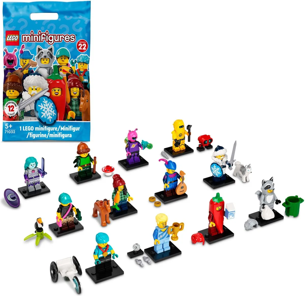 LEGO Minifiguren Serie 22 71032 - 1 Stuk - Mix