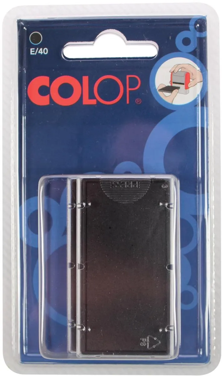 Colop E/40 Stempelinkt Zwart - 2 Stuks