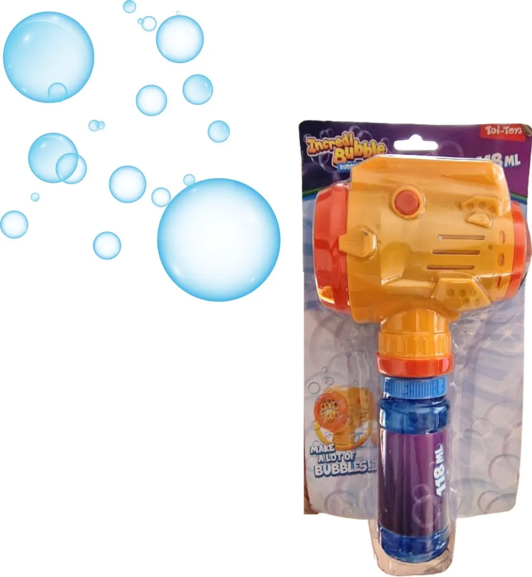Toi-Toys Incredibubble Bellenblaaspistool Hamer - Multi kleuren