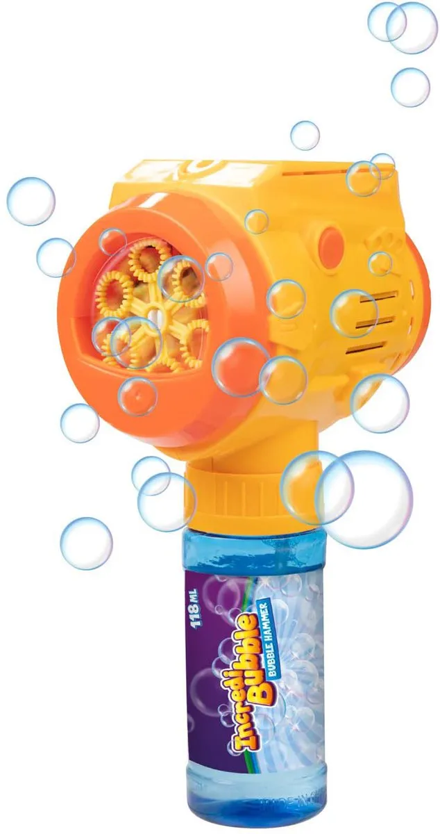 Toi-Toys Incredibubble Bellenblaaspistool Hamer - Multi kleuren