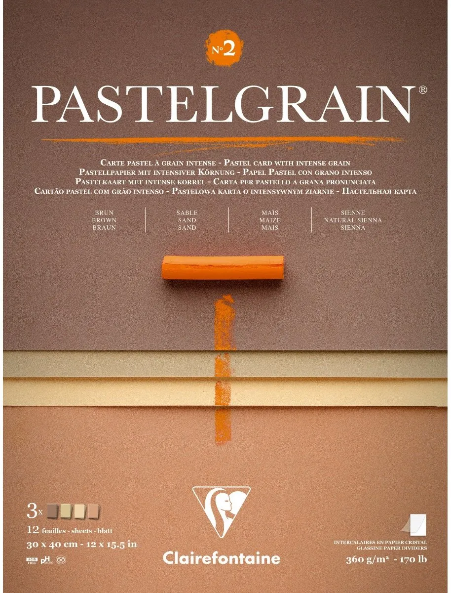 Clairefontaine Pastelmat No.2 Pastelgrain 30x40cm