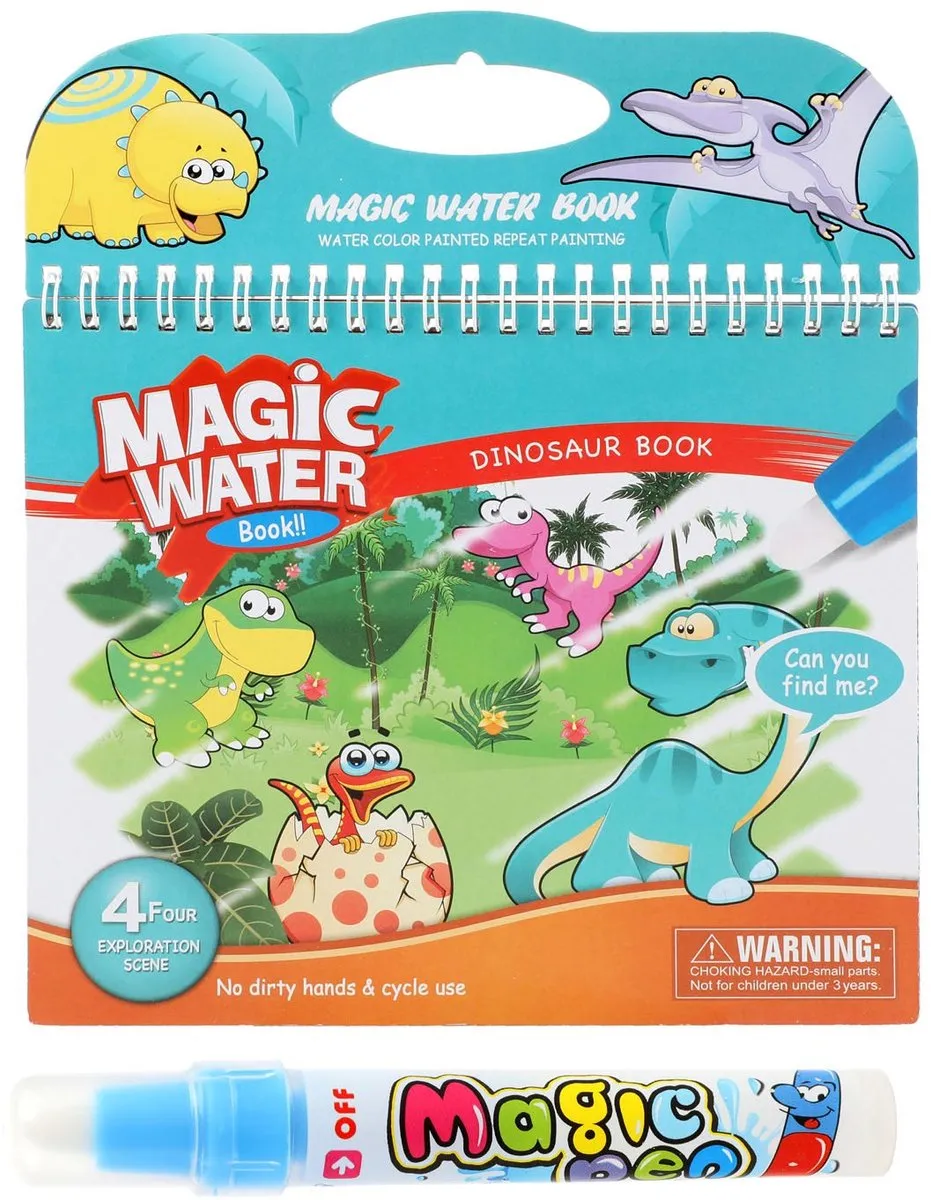 Toi-Toys Kleuren met Water Dino