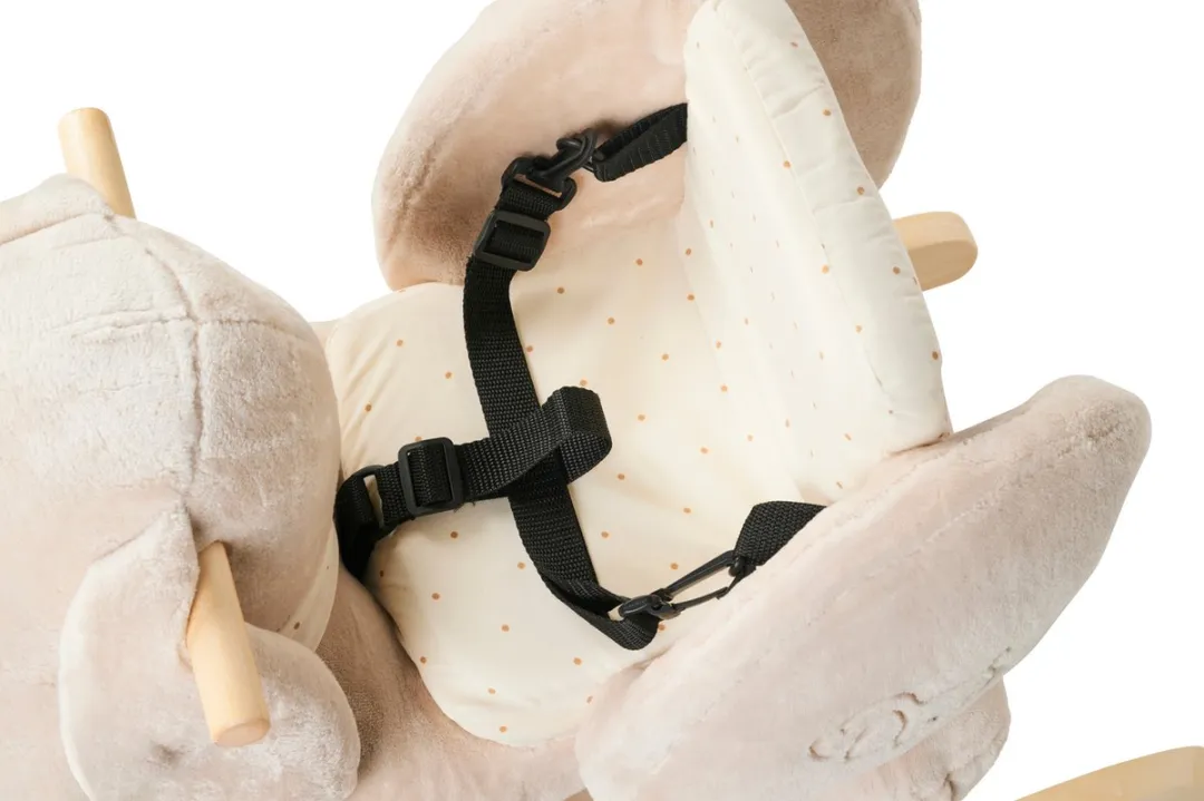Nattou Hond Charlie Schommelpaard - 60x45cm - Vanille