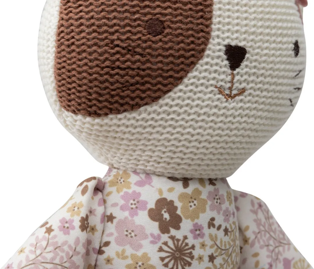 Jollein Knuffel Kat Jill - Gebreid - Animal Friends