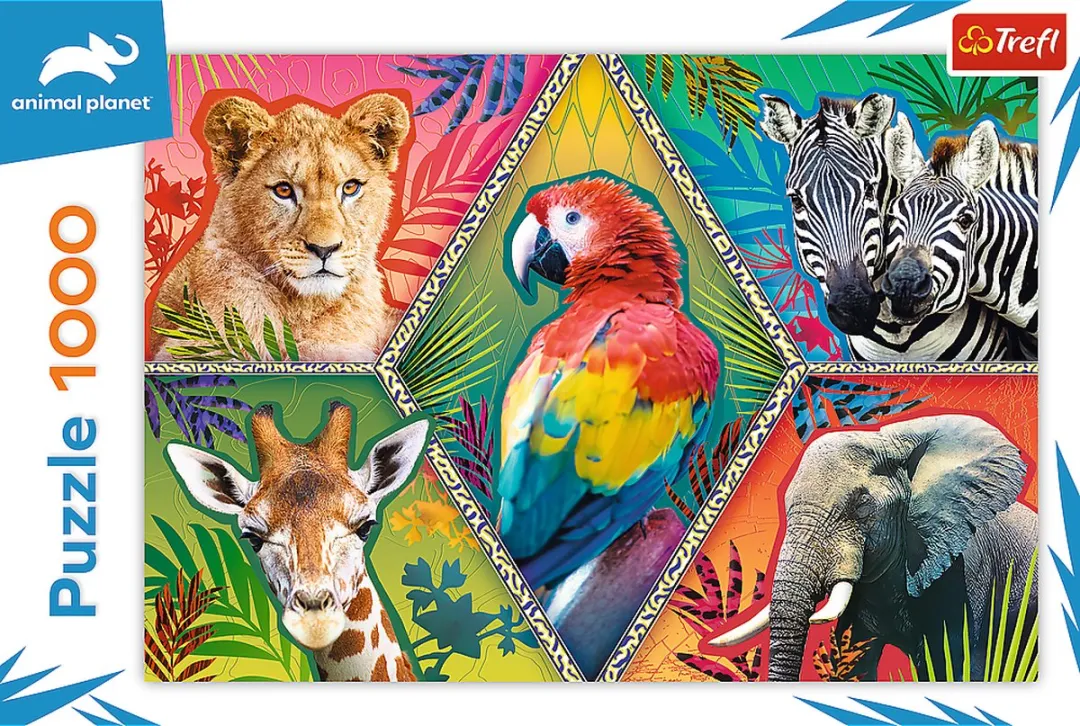 Trefl Animal Planet Puzzel Exotische Dieren 1000 Stuks - Multicolor
