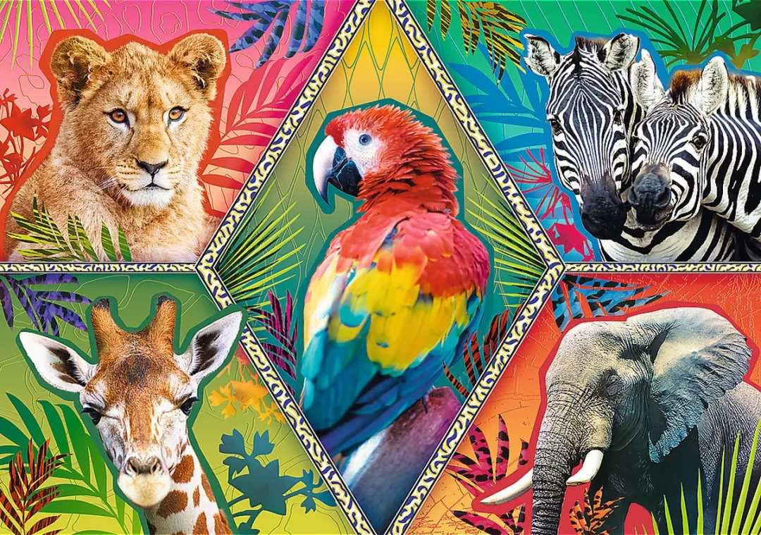 Trefl Animal Planet Puzzel Exotische Dieren 1000 Stuks - Multicolor