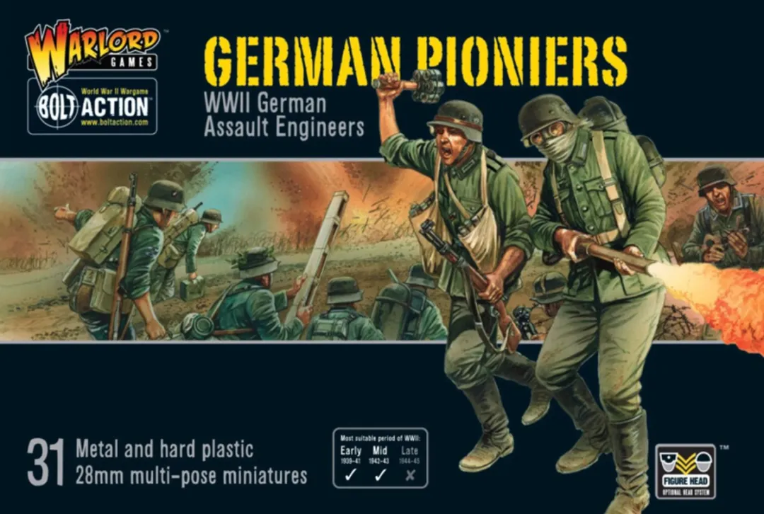 Warlord Games Bolt Action German Pioniers 31 Stuks