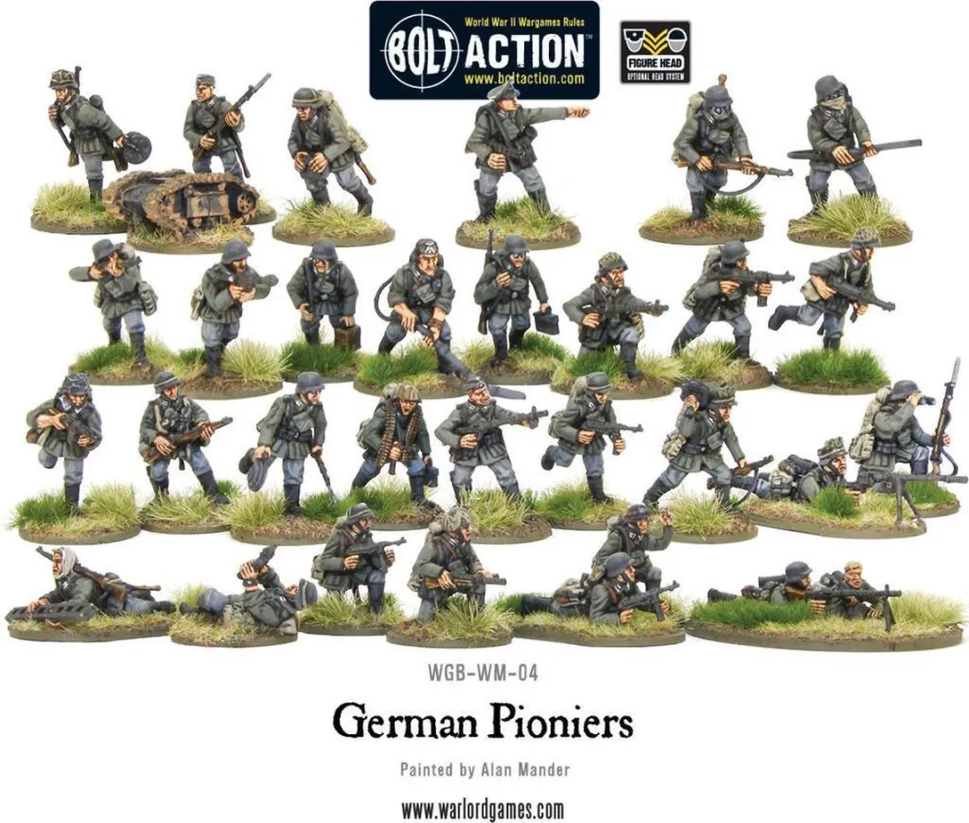 Warlord Games Bolt Action German Pioniers 31 Stuks