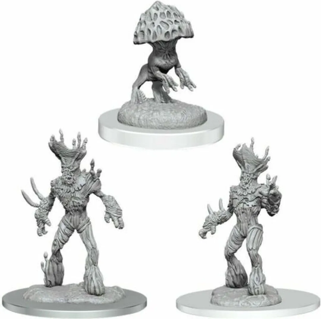 Wizkids D&D Nolzur's Marvelous Miniatures Myconid Sprouts & Sovereign - 3 Stuks - Grijs