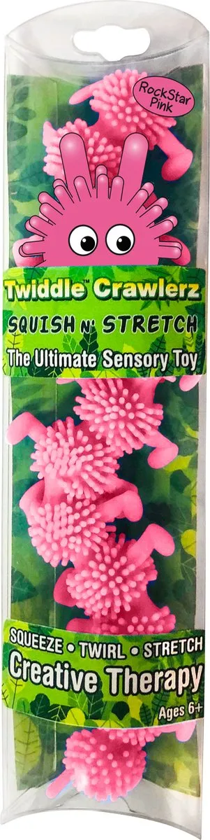 Twiddle Crawlerz RockStar Pink Fidget Toy