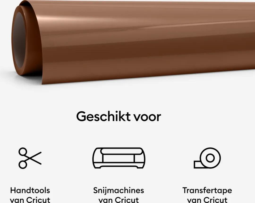 Cricut Premium Vinyl Huidtinten 30x30cm - 10 Stuks