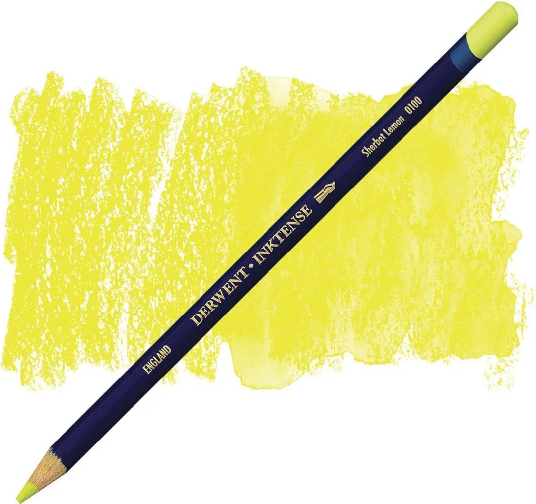 Derwent Inktense Sherbert Lemon 0100 Potlood