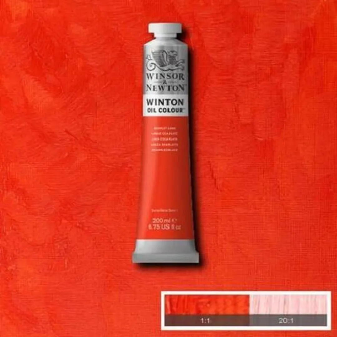 Winsor & Newton Winton Olieverf Scarlet Lake 200ml