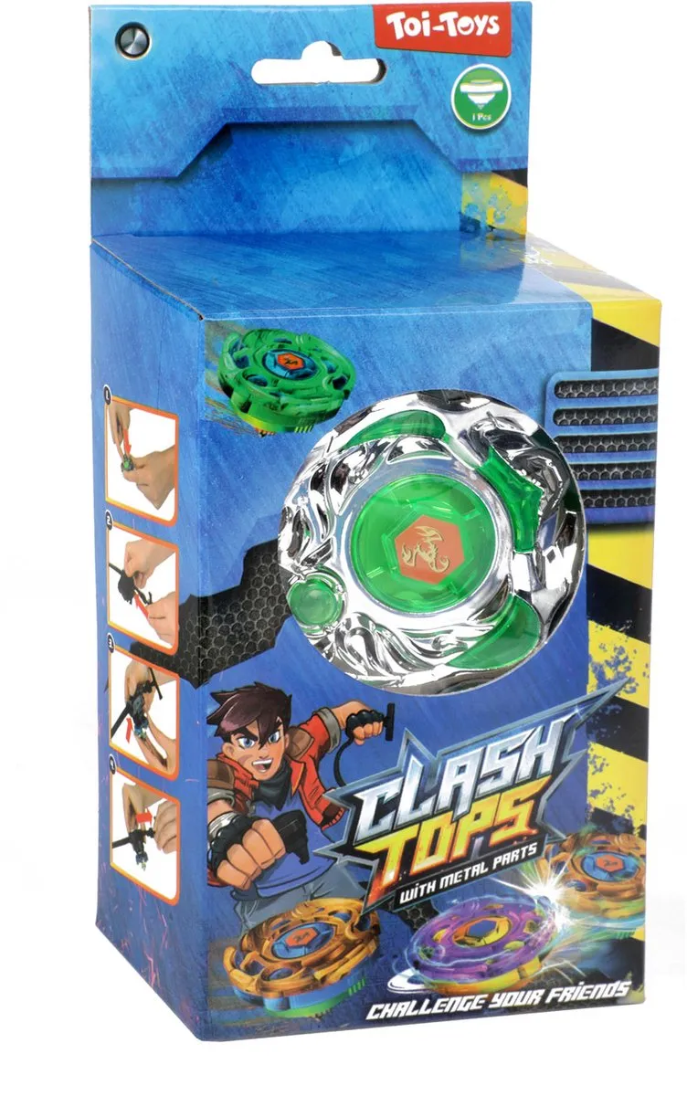 Toi-Toys Gyro Battle Metalen Tol - Multicolor