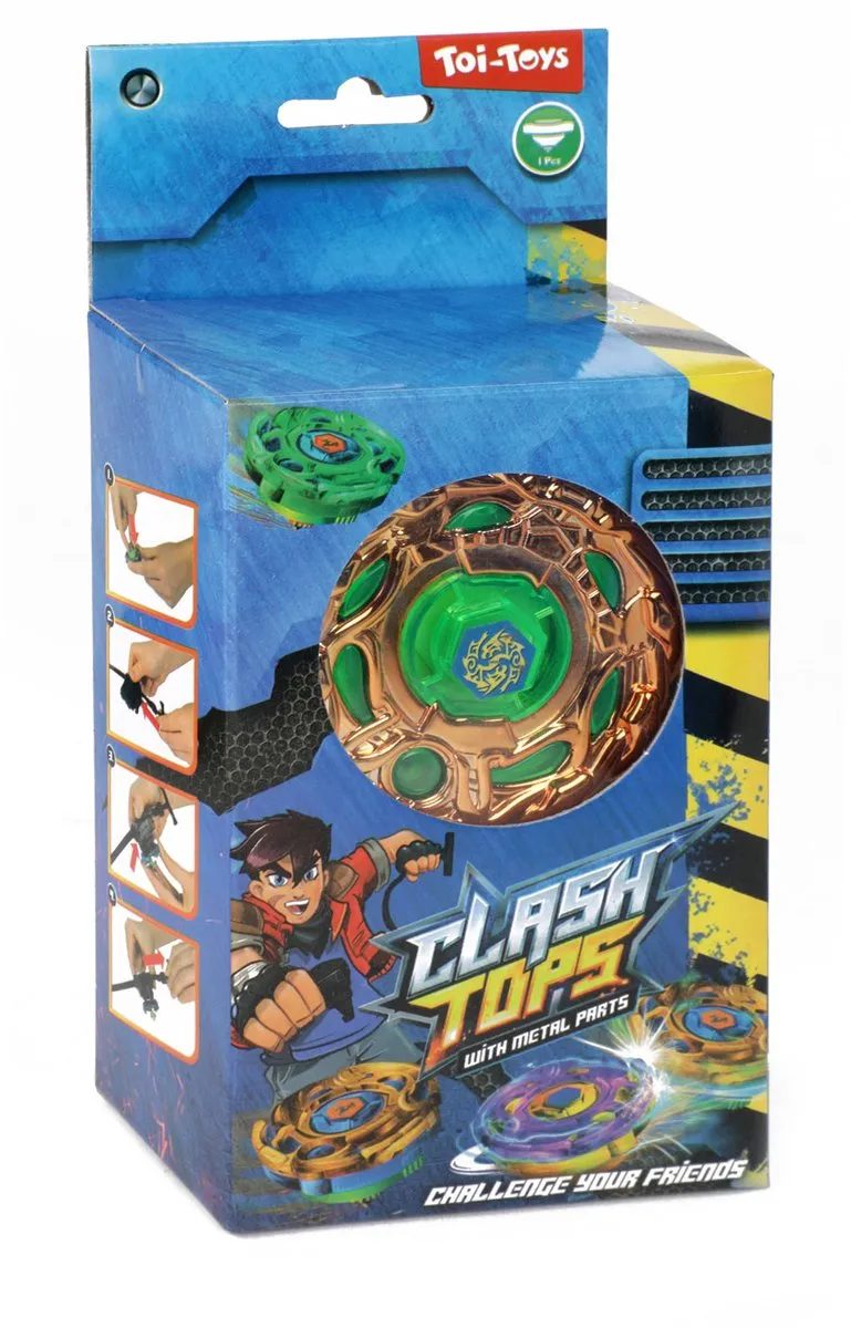 Toi-Toys Gyro Battle Metalen Tol - Multicolor