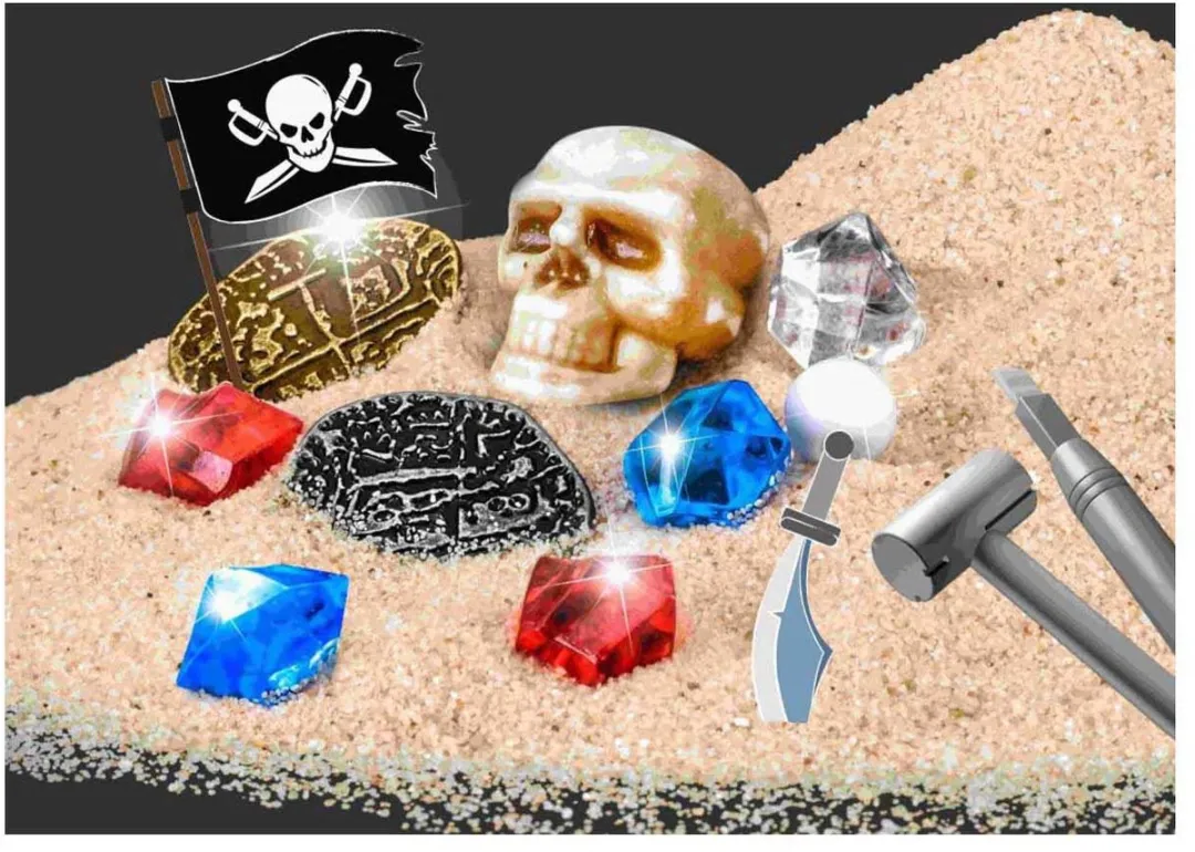 Kosmos Dig Out Pirate Treasure Experimenteerset 617516 - Piratenschat opgraven