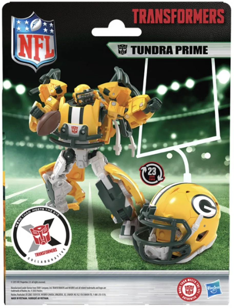 Hasbro Transformers X NFL Packers Tundra Prime - Multi