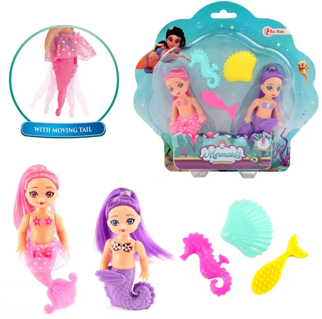 Toi-Toys Mermaids Zeemeerminpop 12cm Multicolor - MPN 05242A