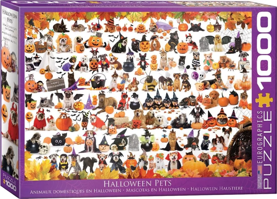 Eurographics Halloween Dieren Legpuzzel 1000 Stuks
