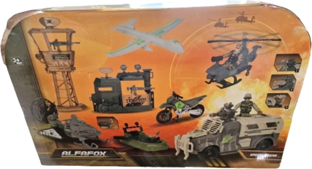 Toi-Toys Special Forces Alfafox Speelfigurenset - 6 Voertuigen Divers