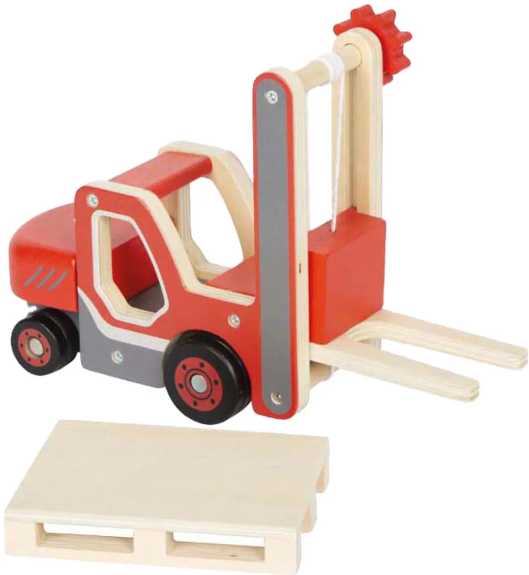 Small Foot Houten Heftruck 12636 - Multi kleuren