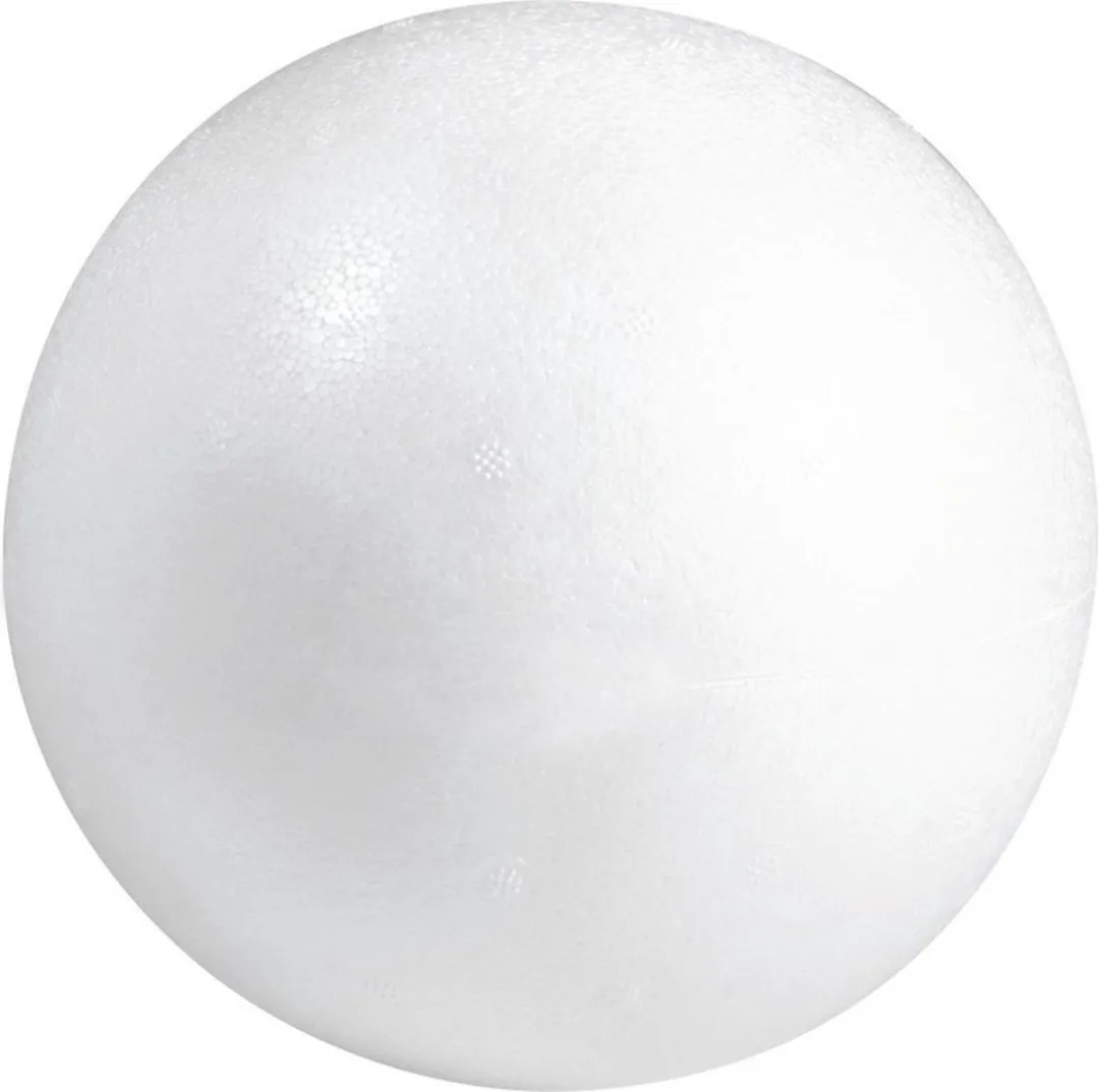 Rayher Piepschuim Bal Wit Ø12cm