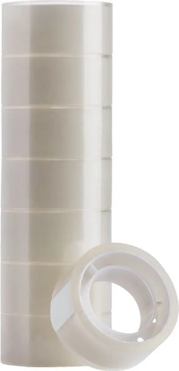 Quantore Transparant Plakband 19mm x 10m