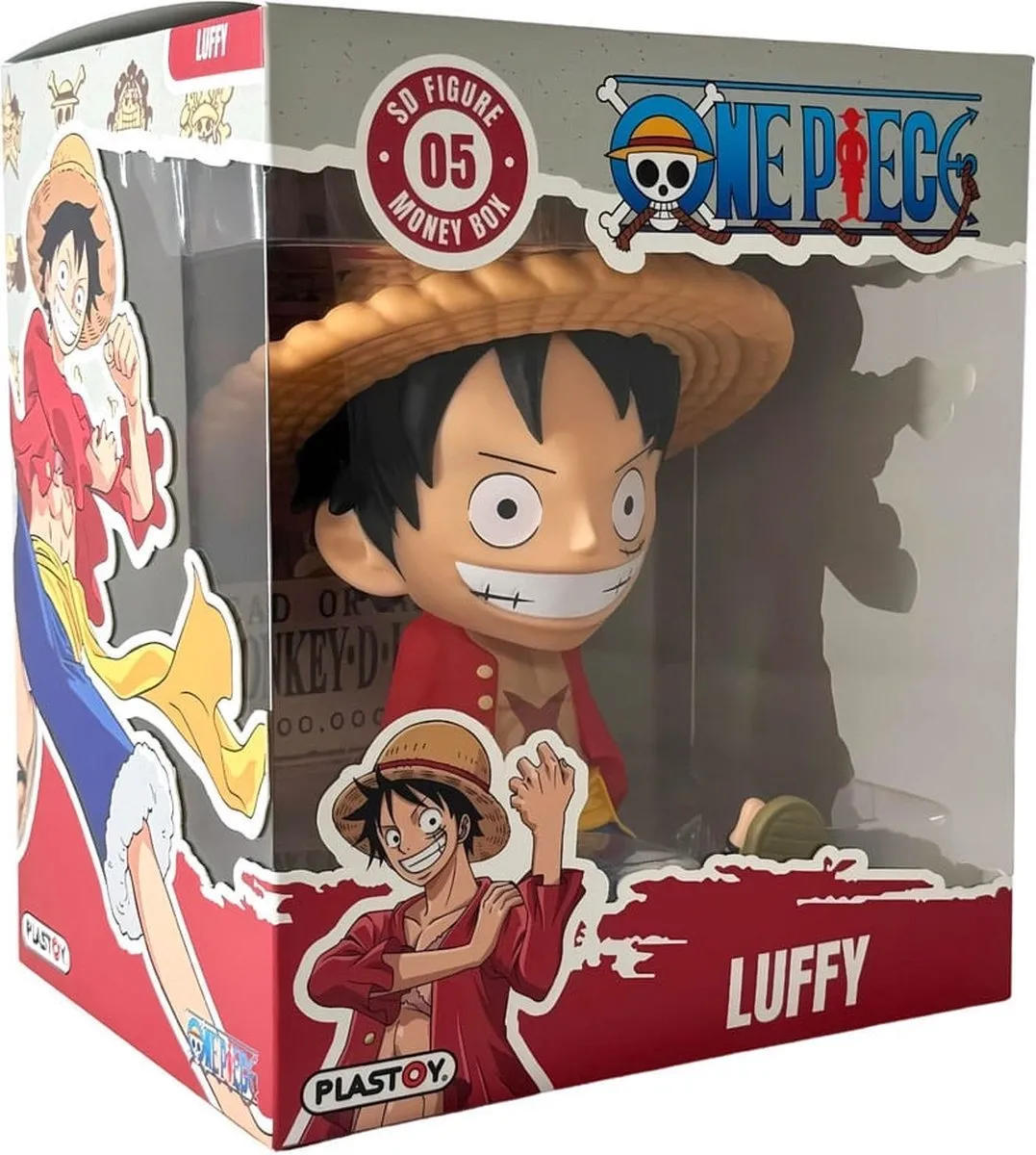 Plastoy One Piece Luffy Spaarpot - Veelkleurig