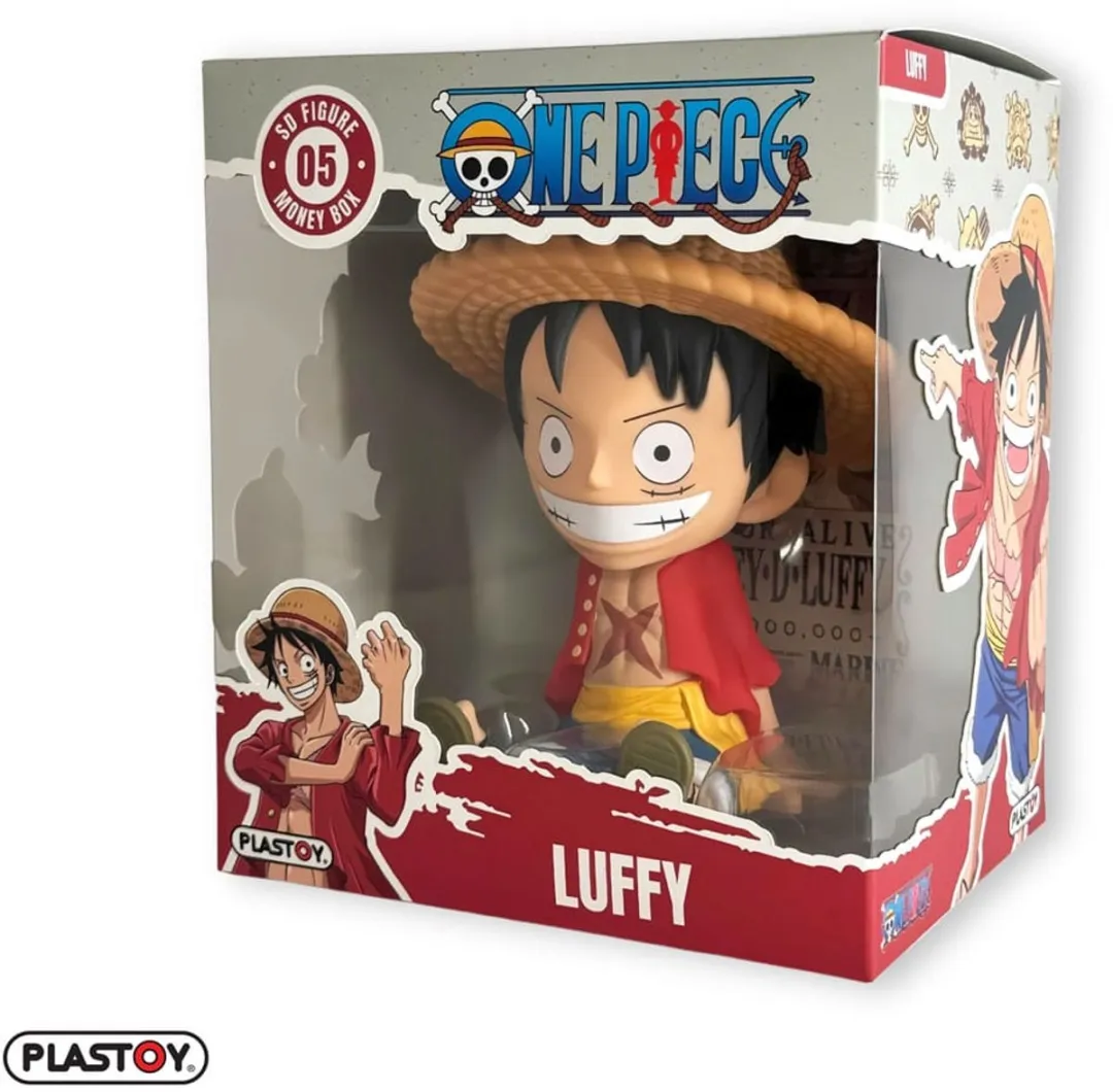 Plastoy One Piece Luffy Spaarpot - Veelkleurig