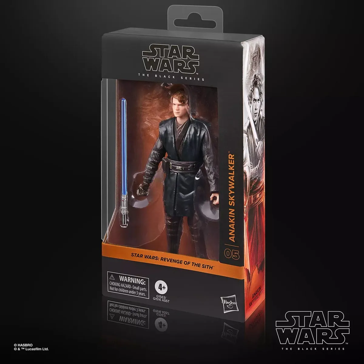 Hasbro Star Wars Black Series Anakin Skywalker Action Figuur 15cm - Multi - afbeelding 3 van 6