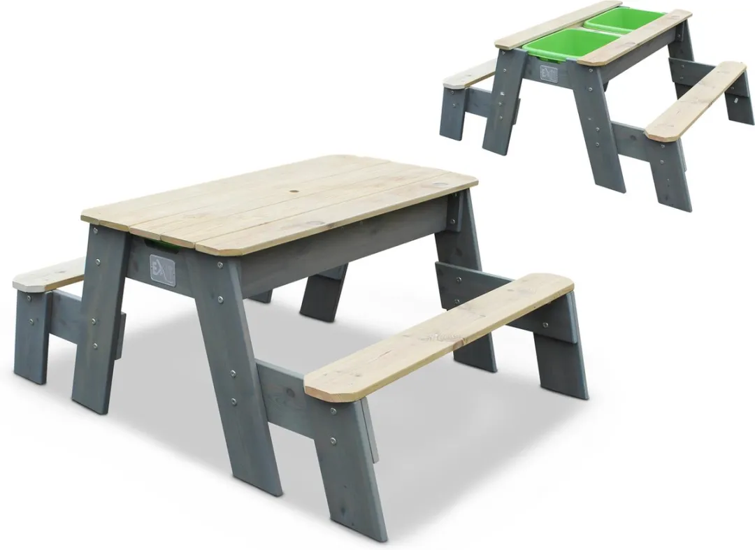 EXIT Aksent Zand- en Watertafel Grijs - 16L/32kg