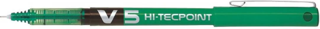 Pilot Hi-Tecpoint V5 Rollerpen - Groen - 12 Stuks