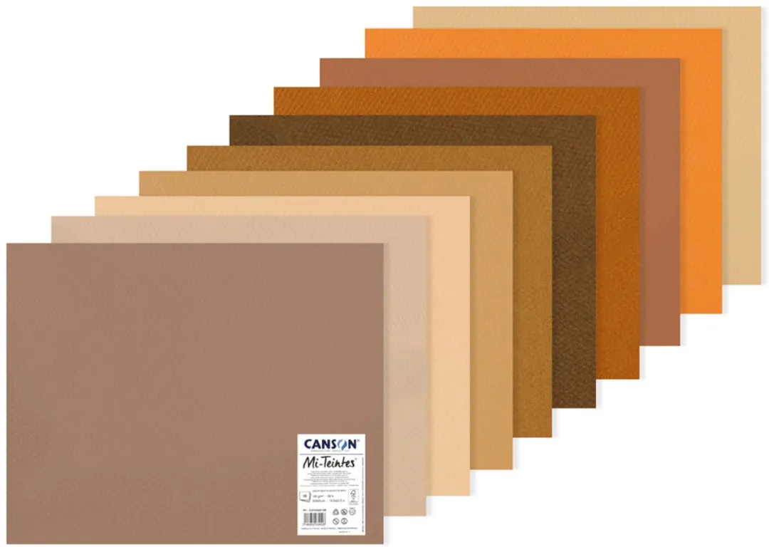 Canson Mi-Teintes Tekenpapier 10 Stuks - 500x650mm - Koude tinten