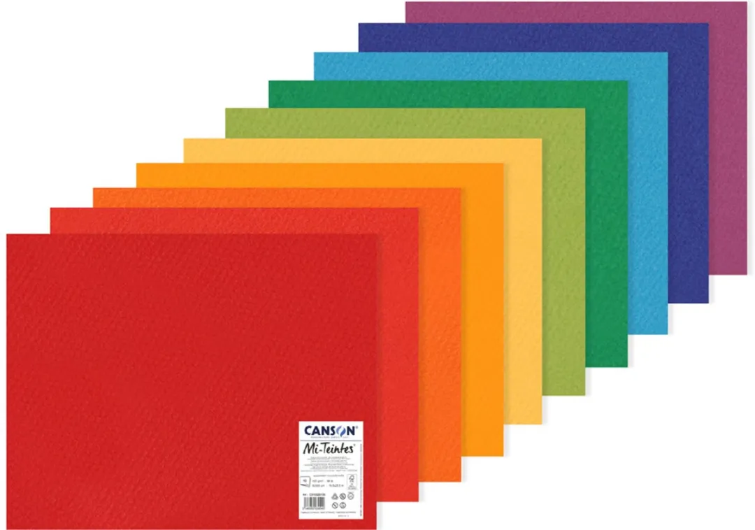 Canson Mi-Teintes Tekenpapier 10 Stuks