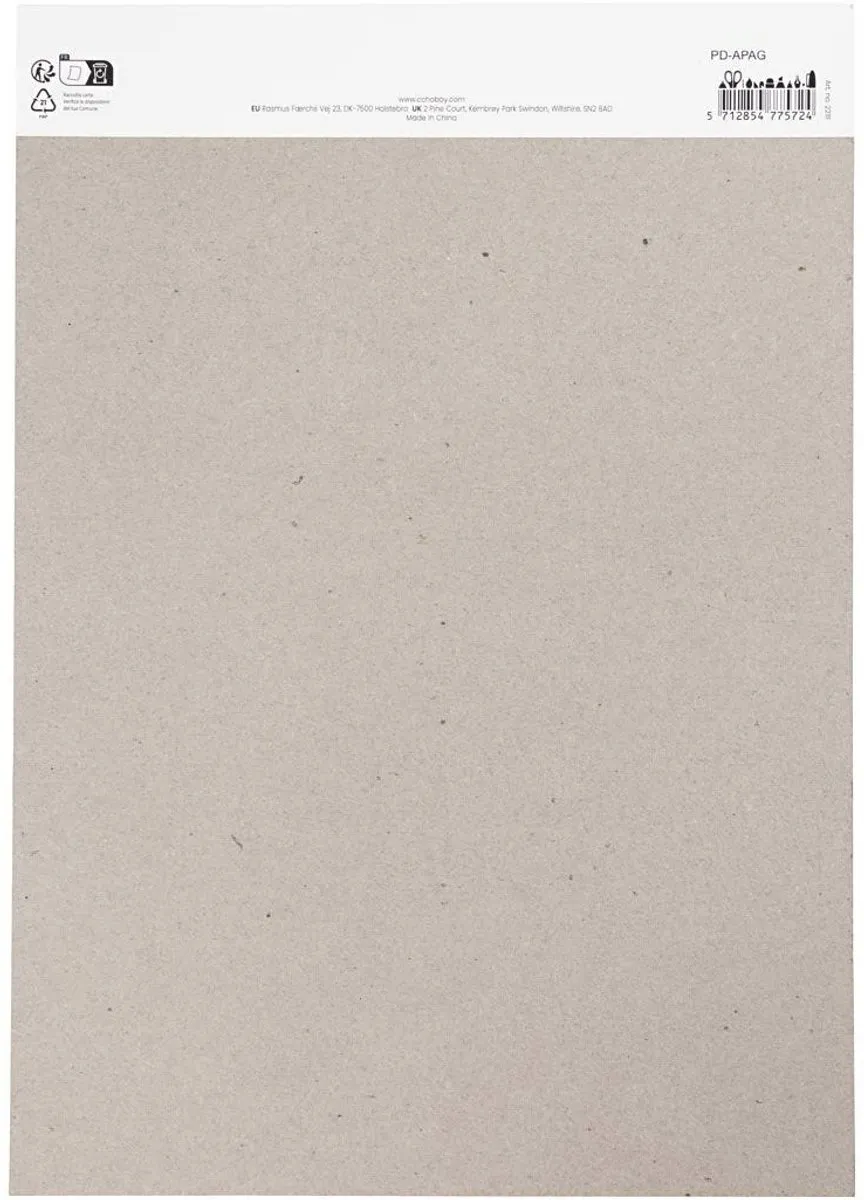 Creativ Company Aquarelpapier A4 - 15 Vel Zwart