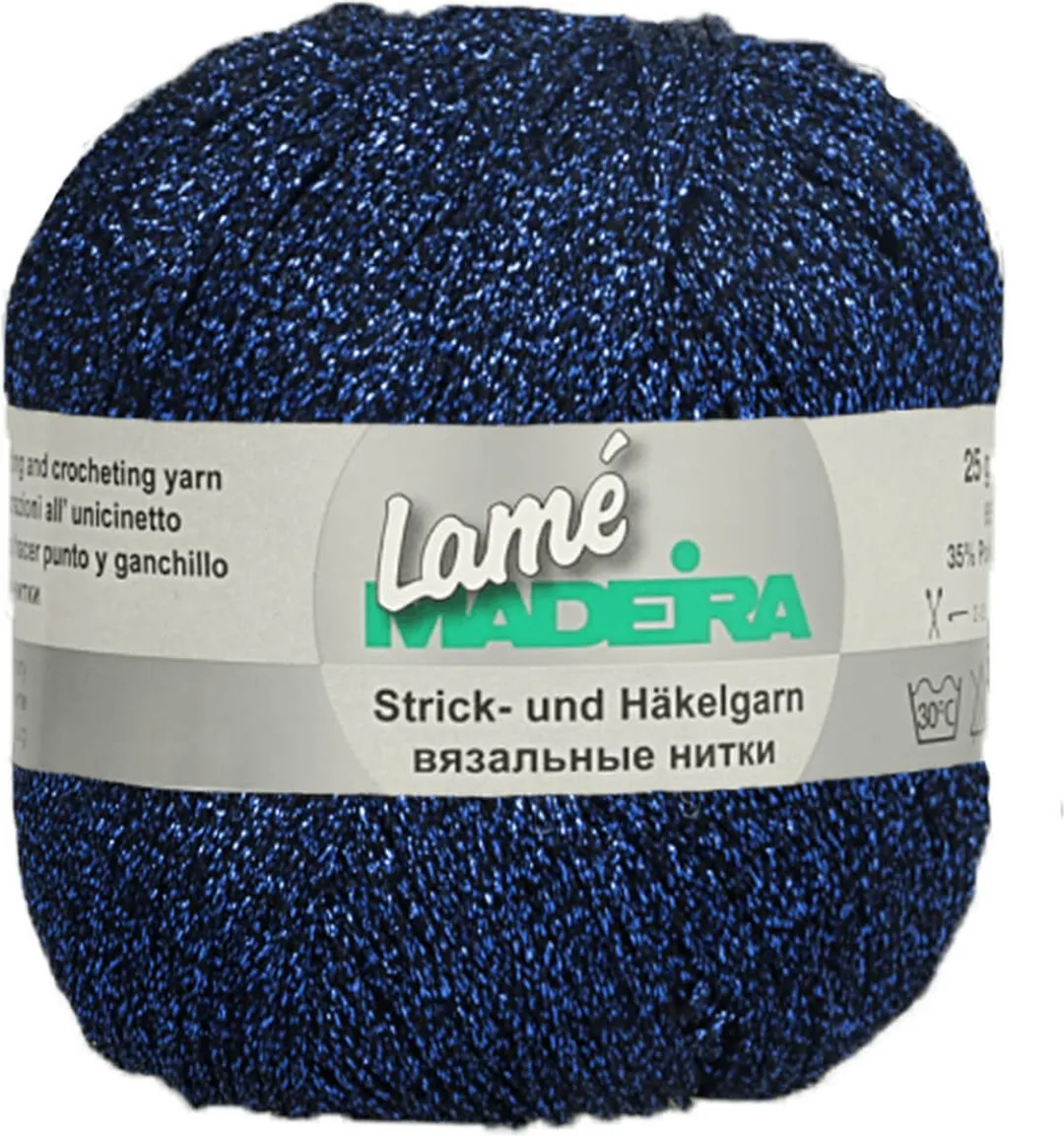 Madeira Lamé Blauw 438 Garen