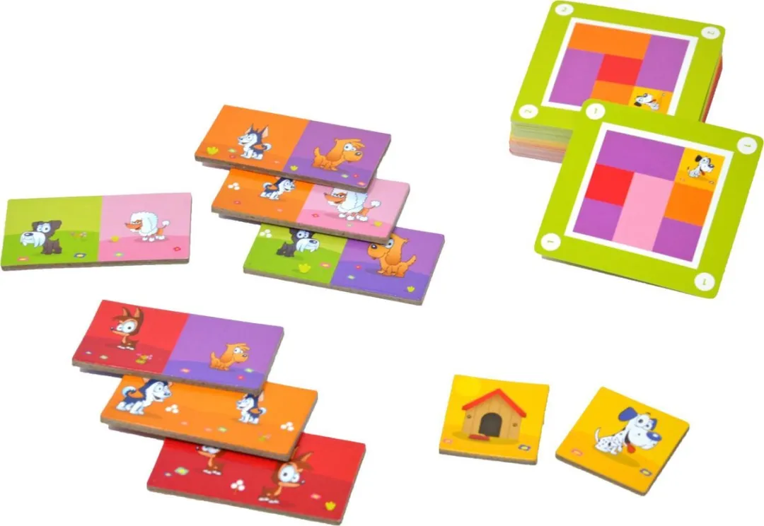 Geronimo Games Mindo Dogs Puzzelspel - Multicolor