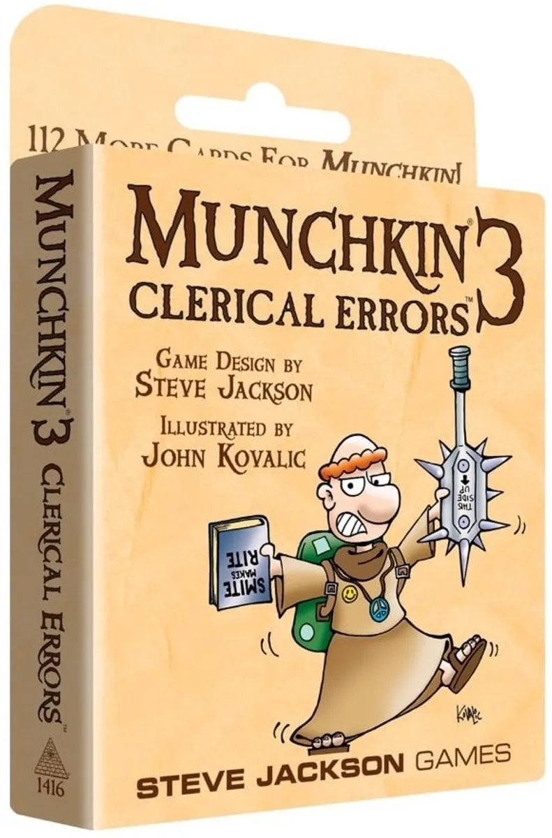 Steve Jackson Games Munchkin 3 Clerical Errors Uitbreiding