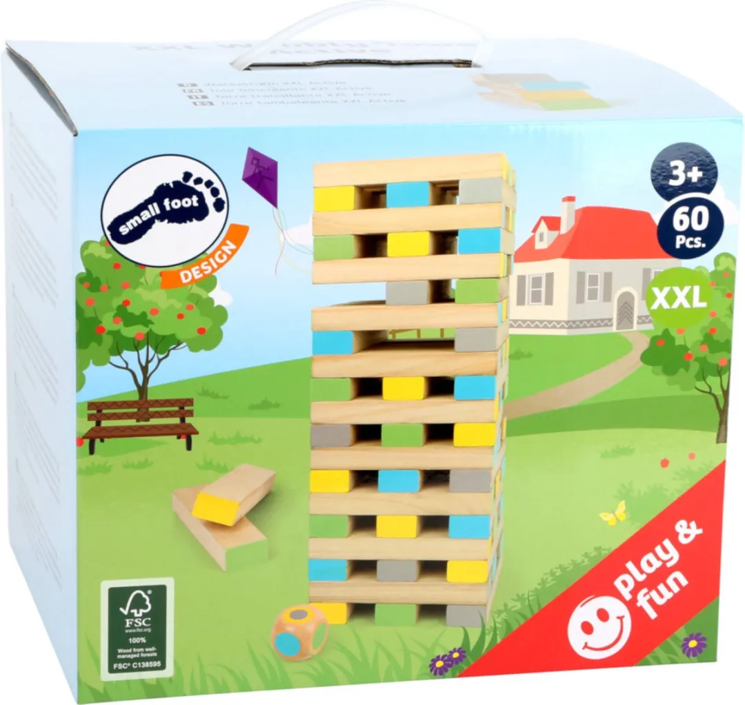 Small Foot Houten Wiebeltoren XXL Balansspel - 12027